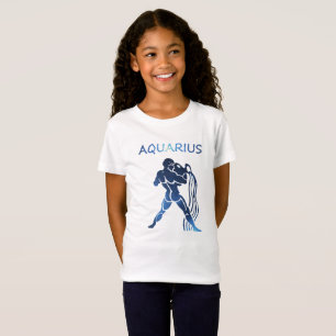 Sinal de Zodíaco Aquarius Ringer T-Shirt