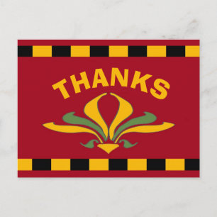 Sinal do Mercado Francês, OBRIGADO, Cartão Postal