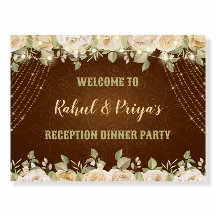 Sinal do Partido do Janto na Recepção de casamento