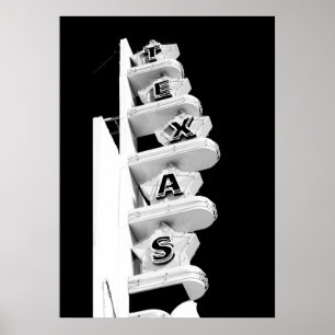 Sinal do teatro de Texas - poster
