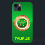 Sinal do zodíaco do Taurus<br><div class="desc">Personalize esta capa de telefone agradável para qualquer um nascido entre o 20 de abril - 20 de maio! Seu sinal do nascimento é o Taurus (Bull),  que é o segundo sinal astrológico do zodíaco,  ordenado pelo planeta Venus. Sua cor afortunada é verde e seu metal favorito é Dourado.</div>