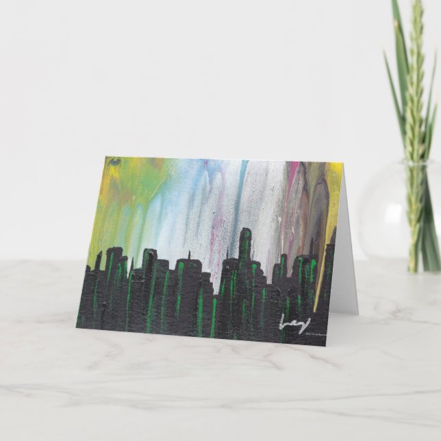 "Sinal" Feliz Cartão de Aniversário (Frente)