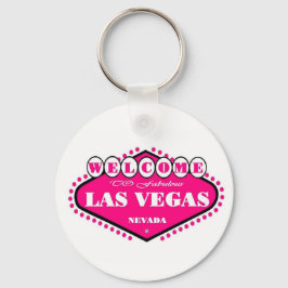 Sinal HOT PINK Las Vegas Chaveiro