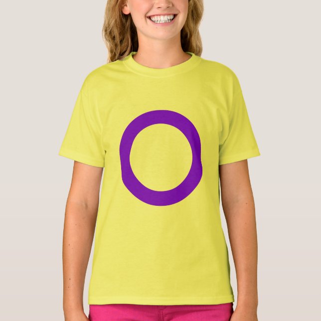 Sinal Intersexual T-Shirt (Criança) (Frente)