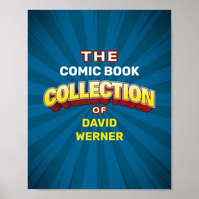 Sinal ou Poster do Coletor Personalizado (Frente)