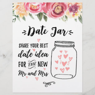 SINAL para o jogo Date Jar, Bridal & Chá de casam