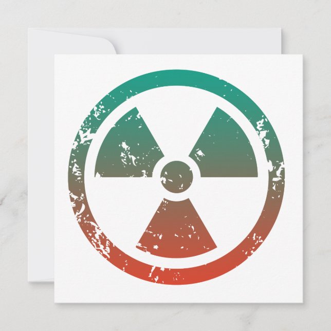 Sinal radioativo nuclear (Frente)