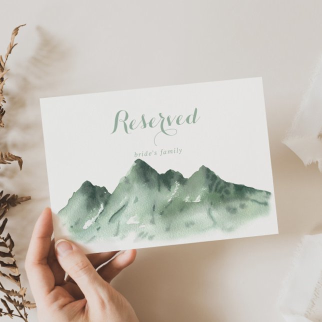 Sinal Reservado de Casamento de País da Montanha V (Criador carregado)