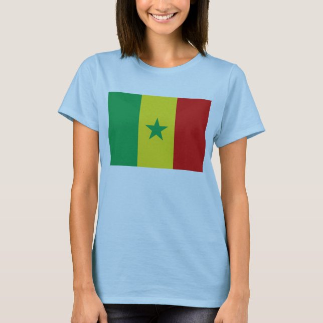 Sinal Senegal x Mapa T-Shirt (Frente)