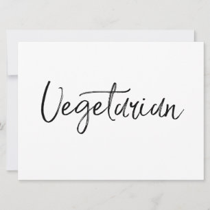 Sinal "Vegetariano"   Na moda Letreiro