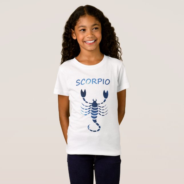Sinal Zodiac Scorpio Ringer T-Shirt (Frente Completa)