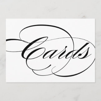 Sinalização da caixa de cartão para decoração de r