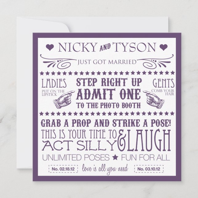 Sinalização de Booth de Foto (Frente)