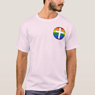 Sinalizador Arco-Íris com Cruz Camisas leves M