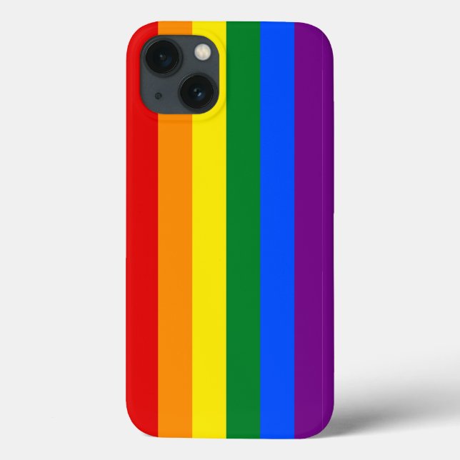 Sinalizador Clássico do Orgulho Arco-Íris LGBTQ (Verso)