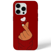 Sinalizador Coreano Vermelho com Amor Coração Sina