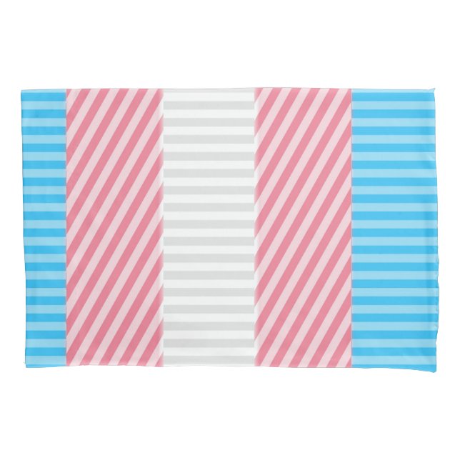 Sinalizador do Abstrato Transgender Pride Stripe F (Frente-Esquerda)