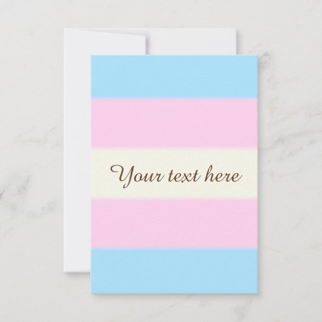 Sinalizador do Orgulho Transgênero de Queda (Frente)