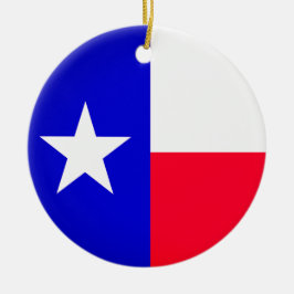 Sinalizador do Texas e Ornamento de Selo do Estado