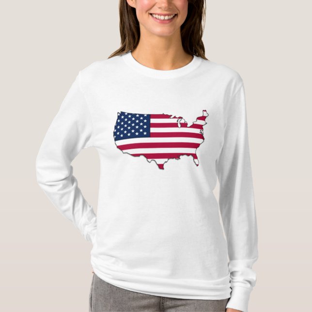 Sinalizador EUA - Camisa (Frente)