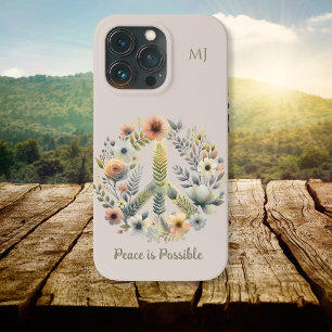 Sinalizador Floral 70 Retro "A Paz é Possível" Sin