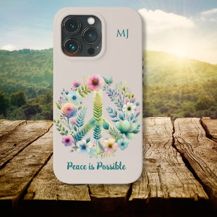 Sinalizador Floral 70 Retro "A Paz é Possível" Sin