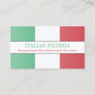 Sinalizador italiano, Cartão de visita totalmente 