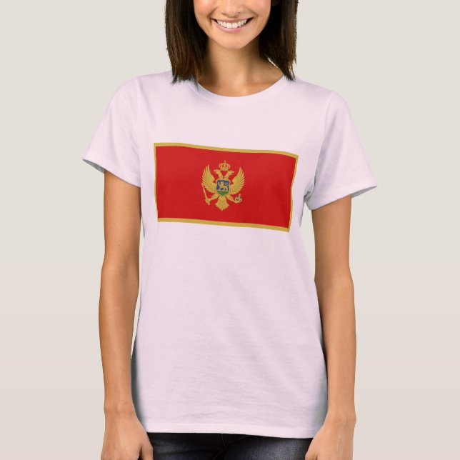 Sinalizador Montenegro x Mapa T-Shirt (Frente)