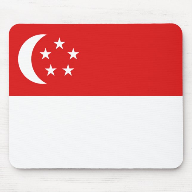 Sinalizador Mousepad de Singapura (Frente)