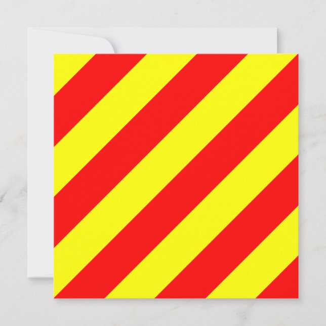 Sinalizador náutico Símbolo Yankee - Letra Y (Frente)