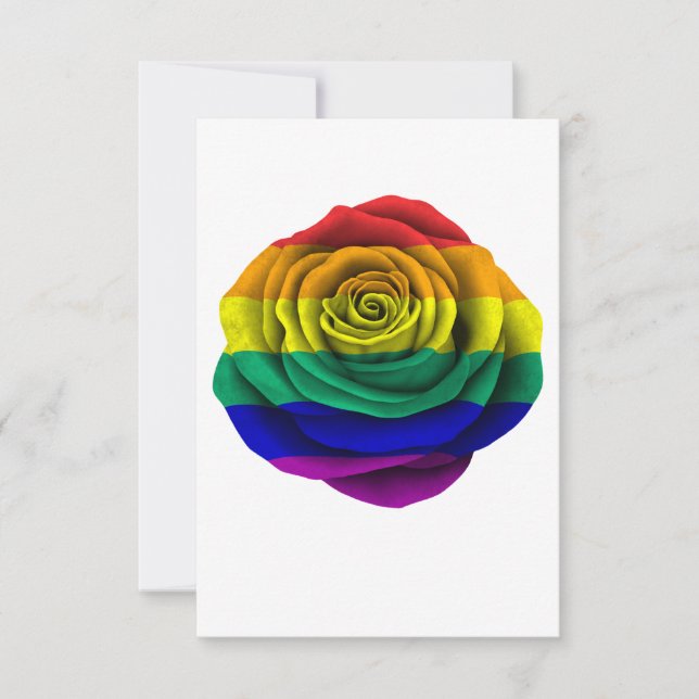 Sinalizador Orgulho gay Rosa de arco-íris (Frente)