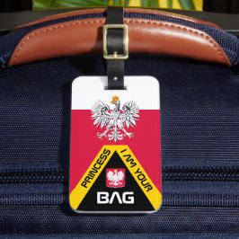 Sinalizador polonês, etiquetas de sacos, Polônia /