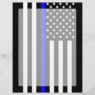 Sinalizador Simbólico Thin Blue Line American