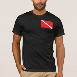 Sinalizador T-Shirt Sinal de Desativação do SCUBA