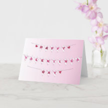 Sinalizadores de Dia de os namorados - Cartão de S