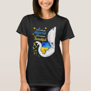 Sindroma Abaixo A Consciência Camisa Elefante Mamã