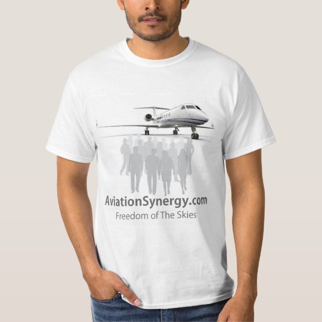 Sinergia de aviação - T-Shirt - Caras (Frente)