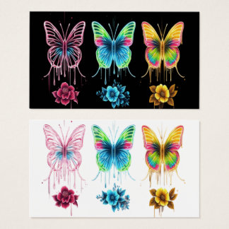 Sinfonia da borboleta branca: cores vibrantes