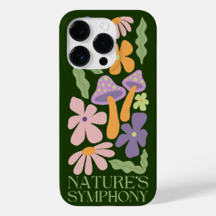 sinfonia da natureza flor retrô minimalista colori
