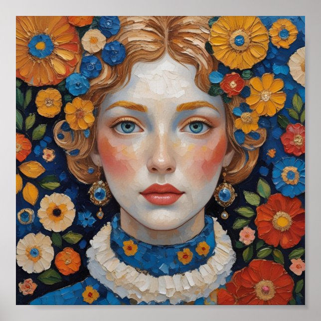 Sinfonia de Flores Poster | Máxima Wall Art (Frente)