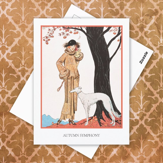 Sinfonia de Outono Cartão Postal de Moda George Ba (Criador carregado)