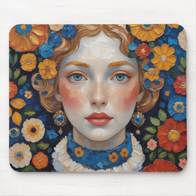 Sinfonia do mouse Pad Flor (Frente)