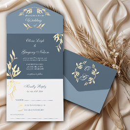 Sinfonia Floral de eterno no Casamento Azul
