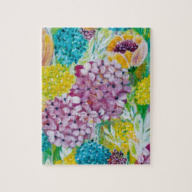 Sinfonia Quebra-cabeça de Belas Artes Florais (Vertical)