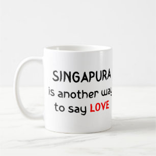 singapura ama caneca de café