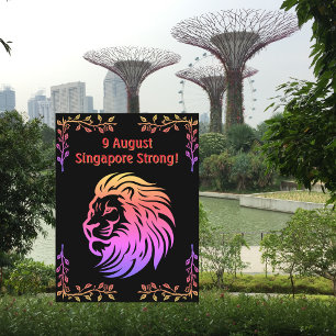 Singapura Forte! Cartão postal nacional