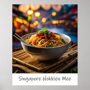 Singapura Hokkien Mee - Impressão de arquivamento
