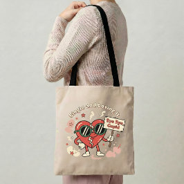 Single & Loving It Tote Bag Funny Single Life Gift