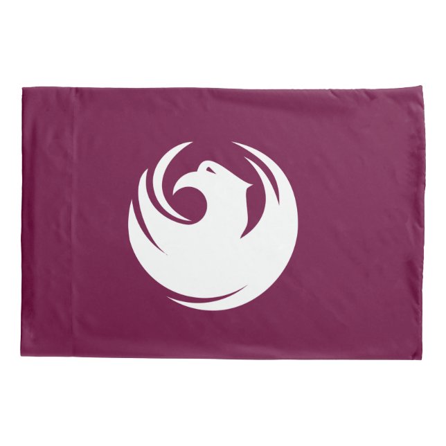 Single Pillowcase with flag of Phoenix City (Verso)