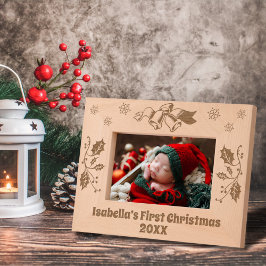 Sinos De Natal Holly Deixam Flocos De Neve Persona